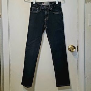 Levis Boys 510 Skinny Jean Dark Blue 12 Reg
